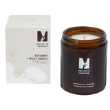Superdrug Holistic London Bergamot and Wild Flowers Soy Candle 180ml- Buy online at McGrocer