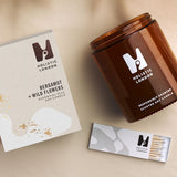 Holistic London Scented Candle Bergamot Wild Flowers 180ml, UK version