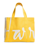 Harrods Harrods Medium Cotton Logo Tote Bag- Buy online at McGrocer