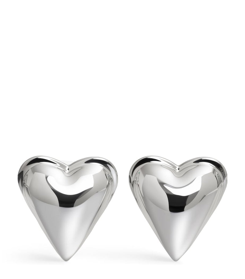 Alaïa Le Coeur Bombe earrings 4.5cm, imported from the UK