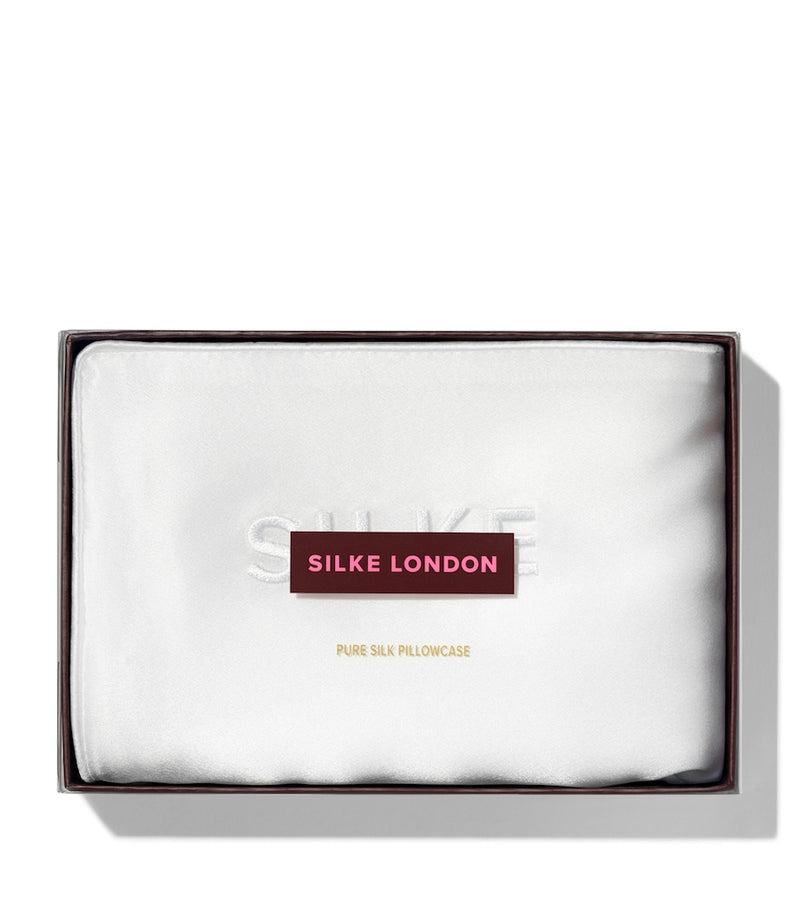 Silke mulberry silk queen pillowcase (British brand)