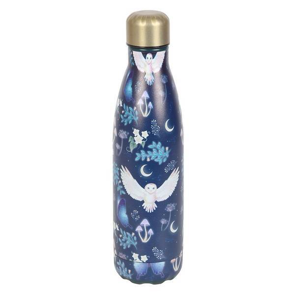 Something Different owl steel water bottle imported from the UK (British brand)