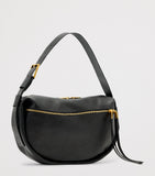 AllSaints Noemie crescent shoulder bag, imported from the UK