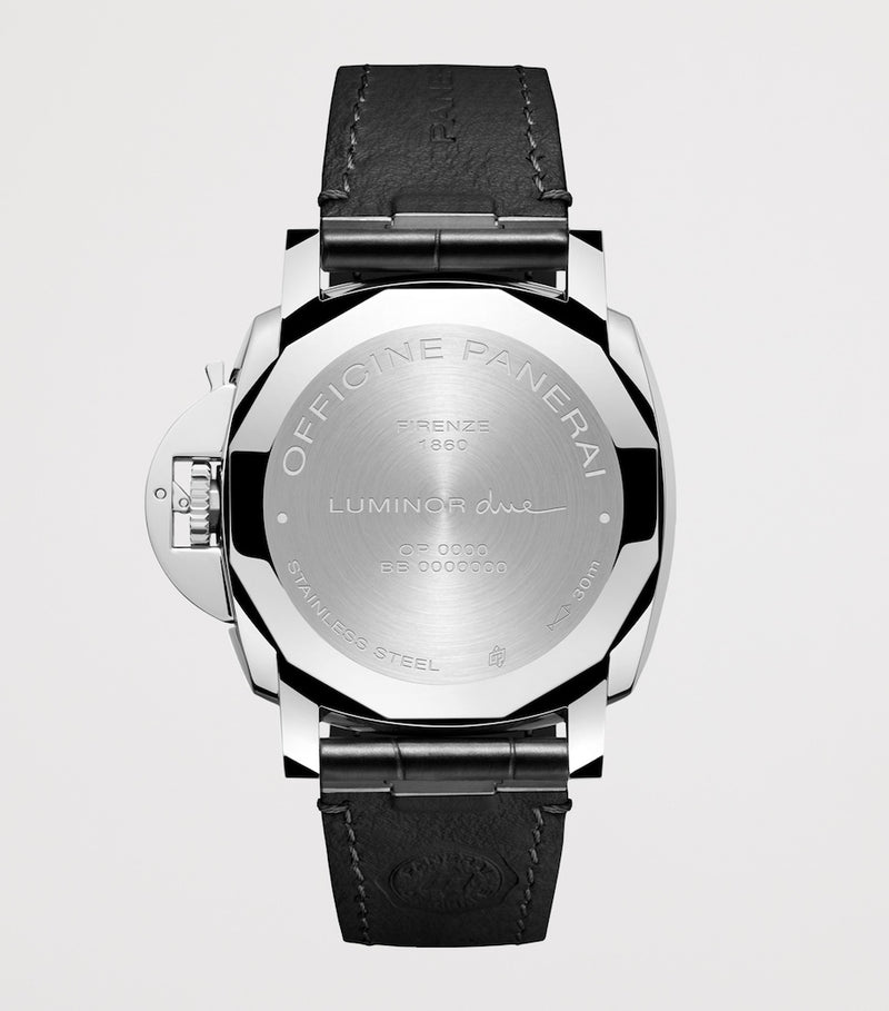 Panerai Luminor Due stainless steel watch 42mm, UK version