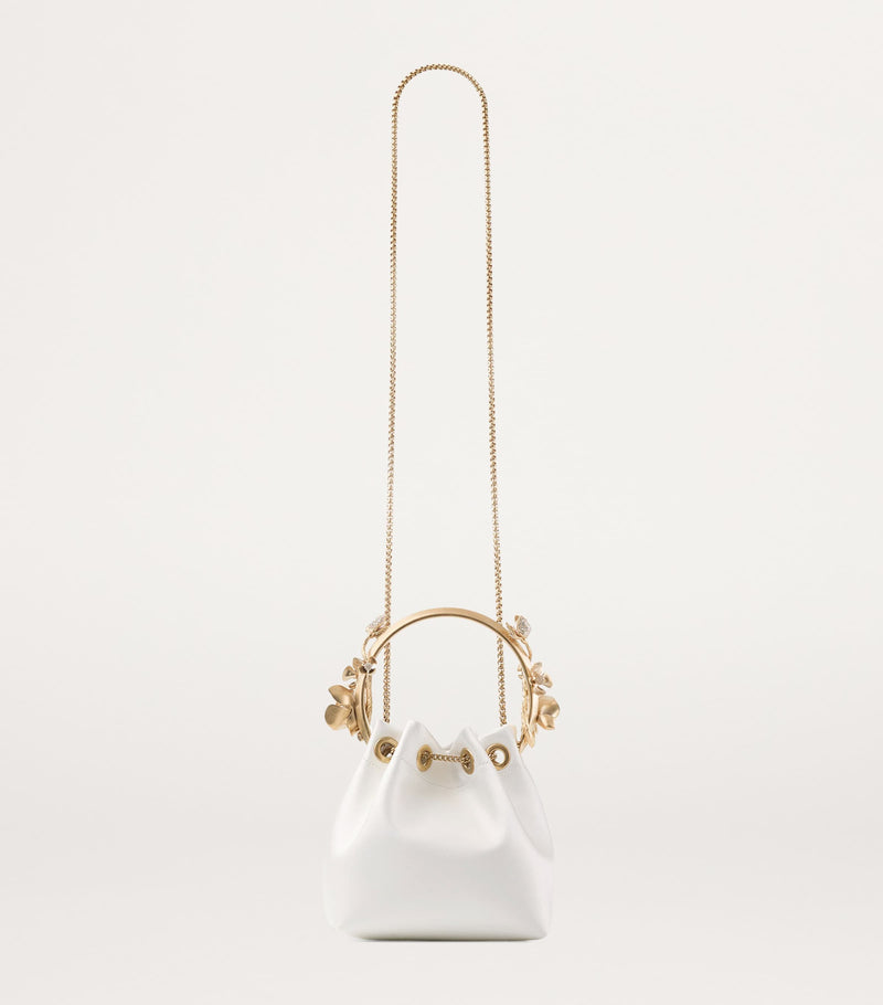 Jimmy Choo Bon Bon satin top-handle bag small, UK version