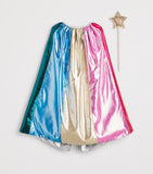 Meri Meri rainbow cape and wand costume set, imported from the UK