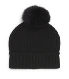 Yves Salomon cashmere pom-pom beanie for children (British brand)