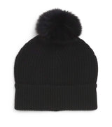 Harrods Yves Salomon Children's Cashmere Pom-Pom Beanie- Buy online at McGrocer