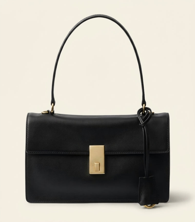 Prada medium leather shoulder bag, imported from the UK
