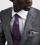 Eton silk paisley pocket square 33cm (British brand)