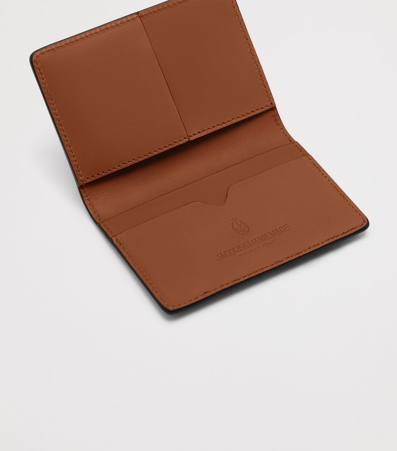 Jacques Marie Mage Cassandre bifold leather wallet 7.5cm x 10.5cm - British product