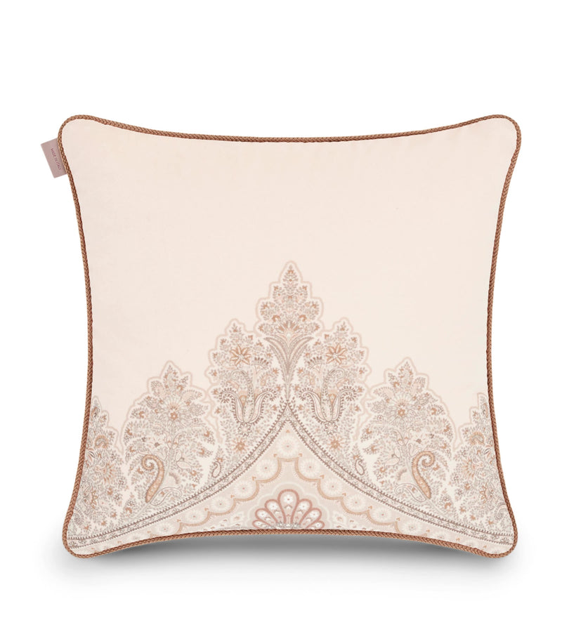 Etro cotton velvet Kiri cushion 45cm x 45cm - British product
