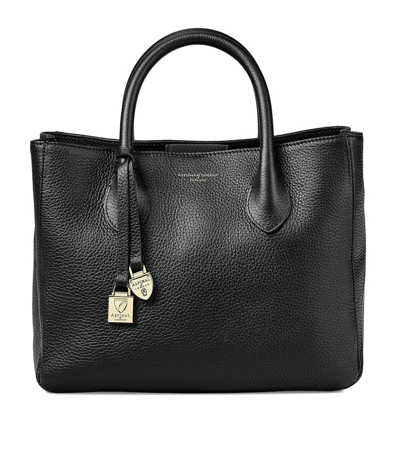 Aspinal of London Midi Leather London Tote Bag - British product