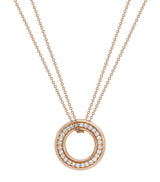 Harrods Boodles Rose Gold and Diamond Medium Roulette Pendant- Buy online at McGrocer