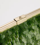 Jimmy Choo heart paillette clutch bag (British brand)