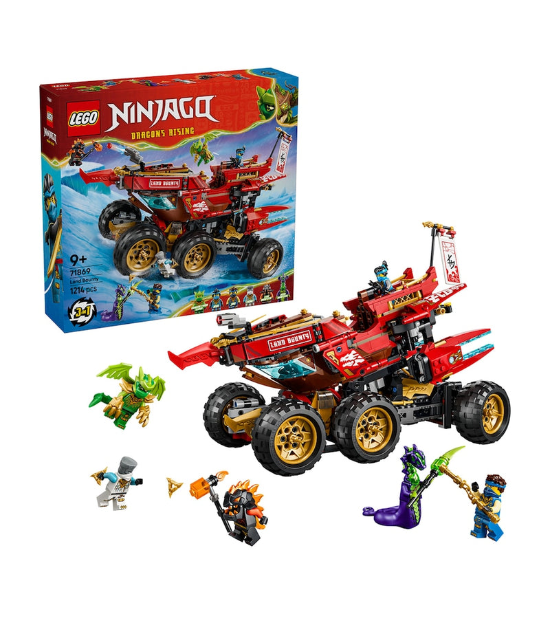 LEGO NINJAGO Land Bounty building set 1,214 pieces, UK version