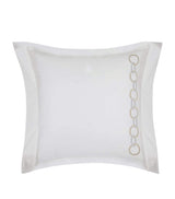 Harrods Frette Links Square Pillowcase (65cm x 65cm)- Buy online at McGrocer