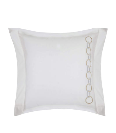 Harrods Frette Links Square Pillowcase (65cm x 65cm)- Buy online at McGrocer