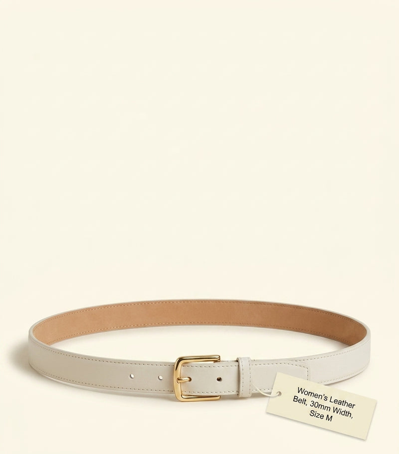 Cartier small leather Panthère belt, imported from the UK