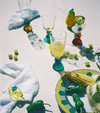 Reflections Copenhagen crystal napkin rings set of 2, imported from the UK