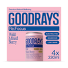 Goodrays Re:Focus mixed berry drink 4-pack, UK version