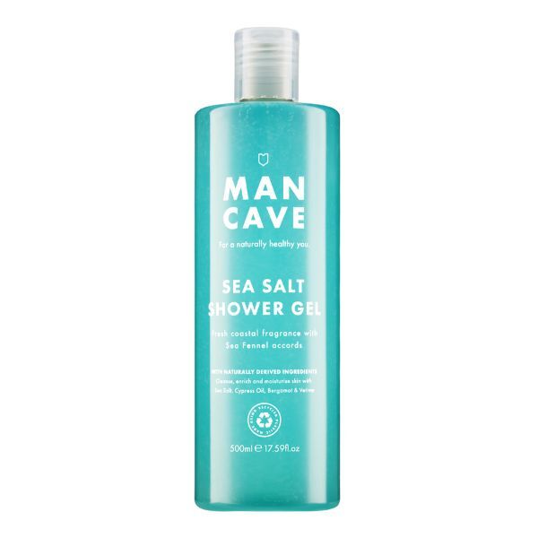 ManCave sea salt shower gel 500ml, imported from the UK