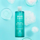 ManCave sea salt shower gel 500ml, imported from the UK