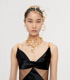 Schiaparelli vine and rhinestone headband, imported from the UK