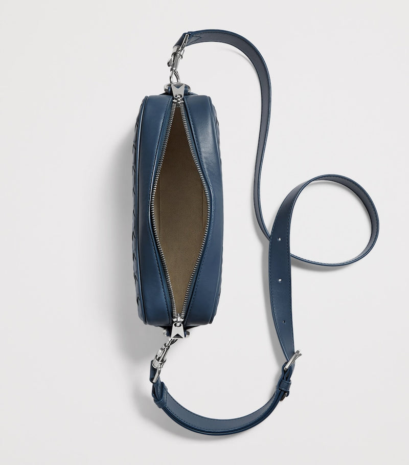 Bottega Veneta small leather intrecciato camera bag - British product