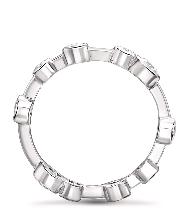 Boodles platinum diamond full-hoop ring 4.5mm - British product