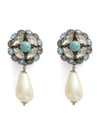 Dolce&Gabbana embellished clip-on earrings - British product