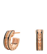 Harrods Bvlgari Rose Gold B.zero1 Rock Hoop Earrings- Buy online at McGrocer