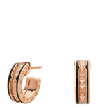 Bvlgari B.zero1 rock hoop earrings 18k rose gold, UK version