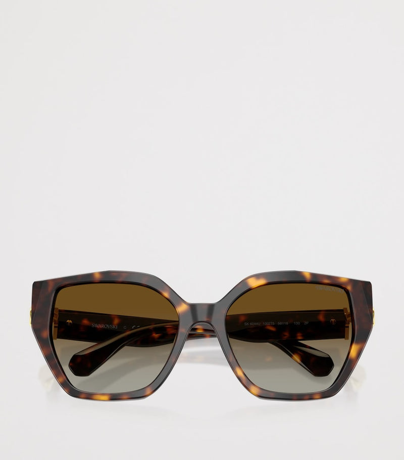 Swarovski irregular sunglasses SK6044U acetate frame, imported from the UK