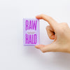 Raw Halo vegan mylk vanilla chocolate 22g, imported from the UK
