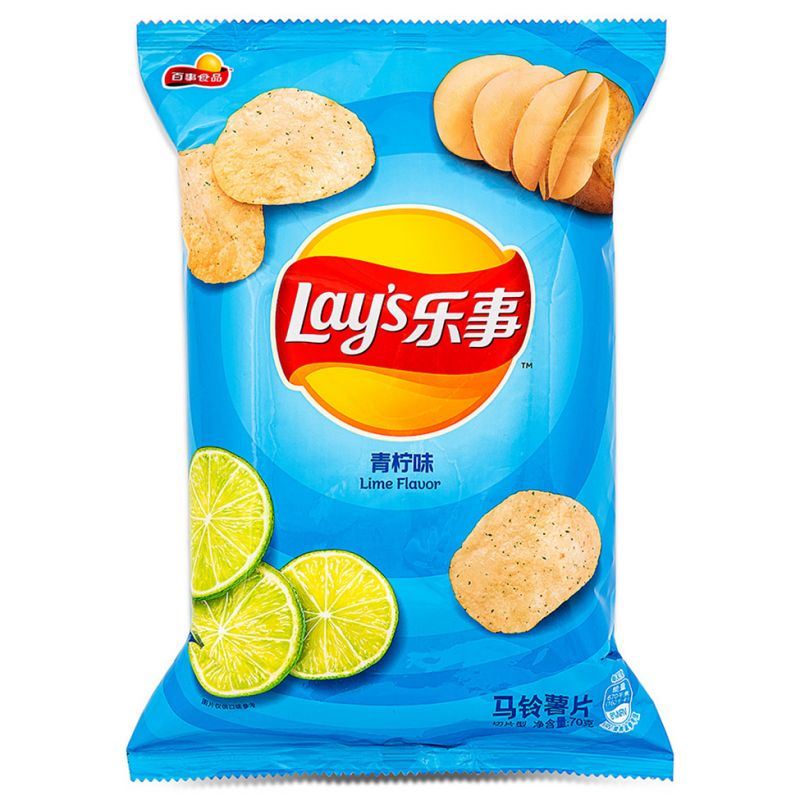 Lay's lime flavoured crisps (British brand)