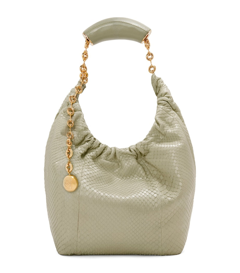 LOEWE small snakeskin squeeze shoulder bag (British brand)