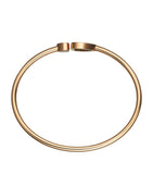Chopard Happy Hearts bangle rose gold diamond, imported from the UK