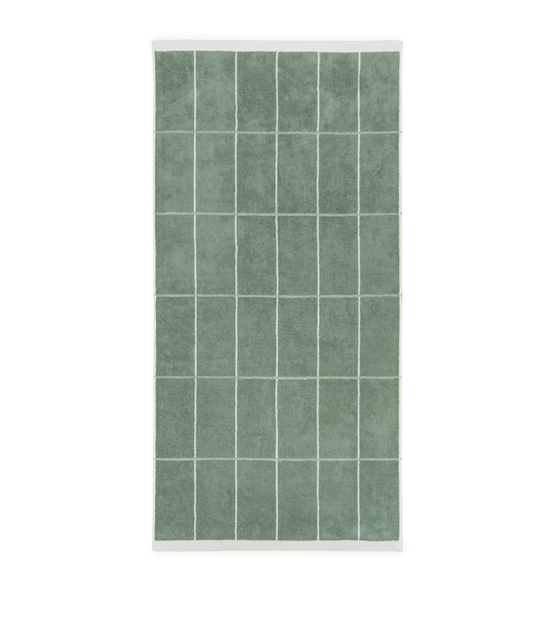 BAINA Check Bethel bath towel 40cm x 170cm - British product