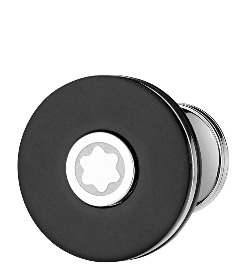 Montblanc Logo Cufflinks in steel, formal accessory - British product