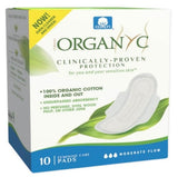 Superdrug Organyc Organic Cotton Feminine Pads Moderate Flow 10 Count- Buy online at McGrocer