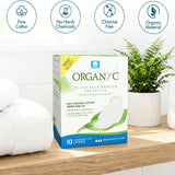 Organyc organic cotton pads moderate flow 10 count, UK version