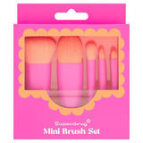 Superdrug Superdrug Mini Make Up Brush 5 Piece Set Travel Makeup Brushes- Buy online at McGrocer