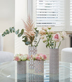 O.W. London tall bone china loop vase 22.5cm - British product