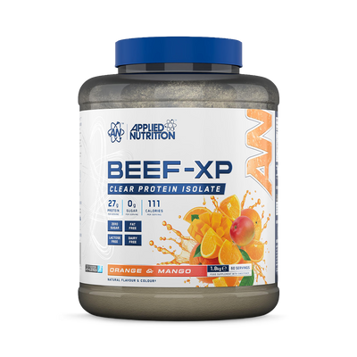 Holland & Barrett Applied Nutrition Beef XP Clear Protein Isolate Orange Mango 1.8KG- Buy online at McGrocer