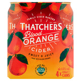 Thatchers Blood Orange Cider Cans 4x440ml GOODS Sainsburys