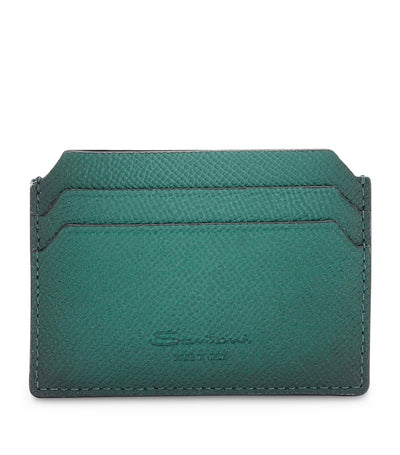 Harrods Santoni Leather Card Holder 7cm x 11cm- Buy online at McGrocer
