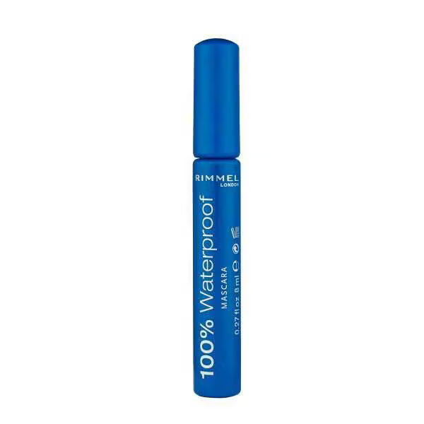 ماسكارا Rimmel مقاومة للماء 100% في أنبوب أسود، مستوردة من المملكة المتحدة