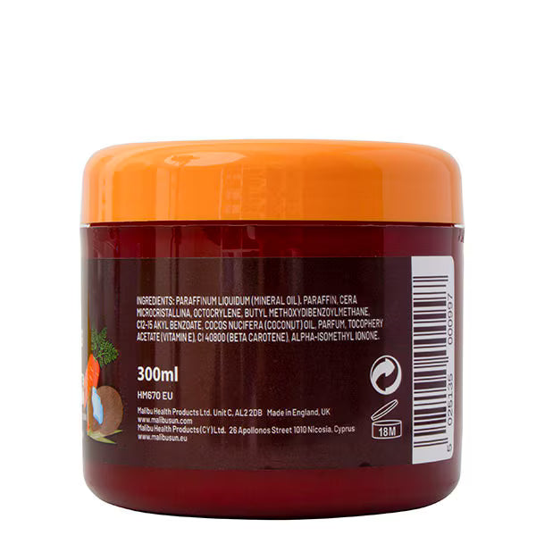 Malibu fast tan coconut oil bronzing butter, UK version