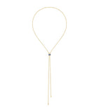 Boucheron Quatre blue tie necklace 18K gold diamonds, UK version